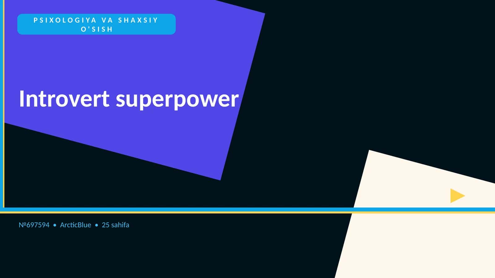 Introvert superpower