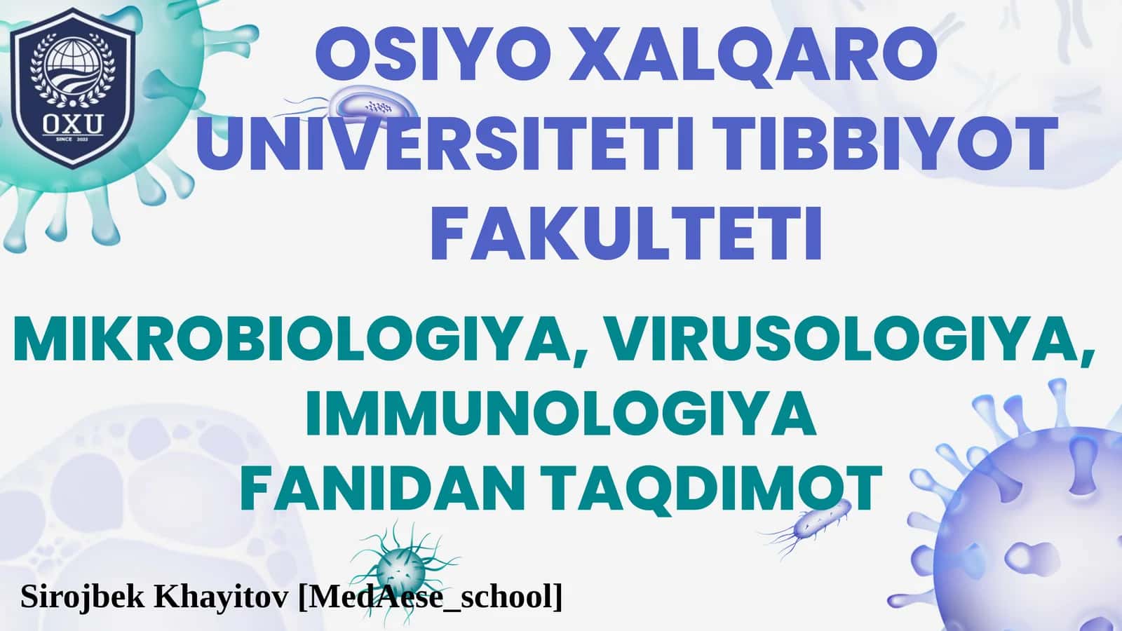 DIAREYAGEN VIRUSLAR, KLASSIFIKASIYASI, PATOGENEZI, LABORATORIYA TASHXISI. HAQIDA TO'LIQ MALUMOT