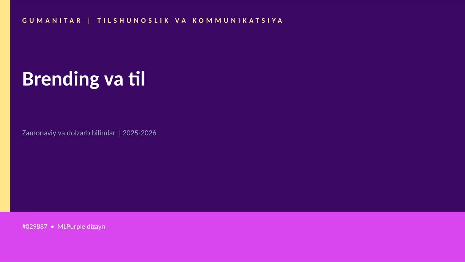 Brending va til