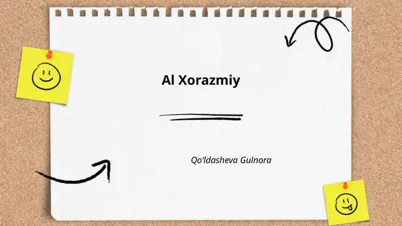 Al Xorazmiyning hayoti va biografiyasi