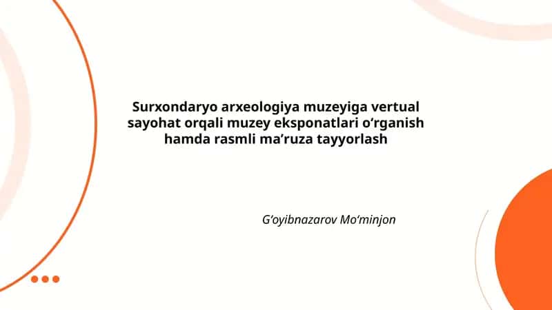 Surxondaryo arxeologiya muzeyi
