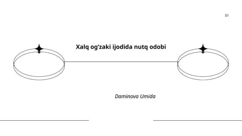 Xalq ogʻzaki ijodida nutq odobi