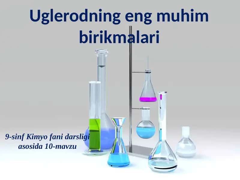 Uglerodning noorganik birikmalari