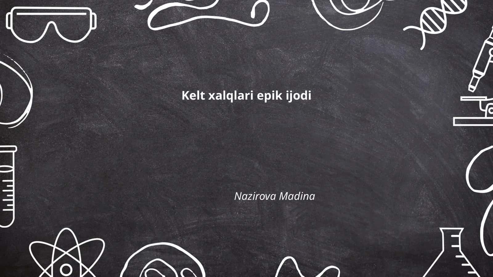 Kelt xalqlari epik ijodi