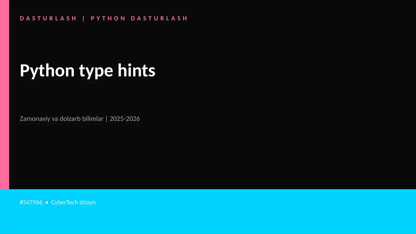 Python type hints