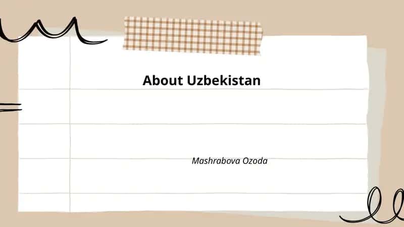 About Uzbekistan