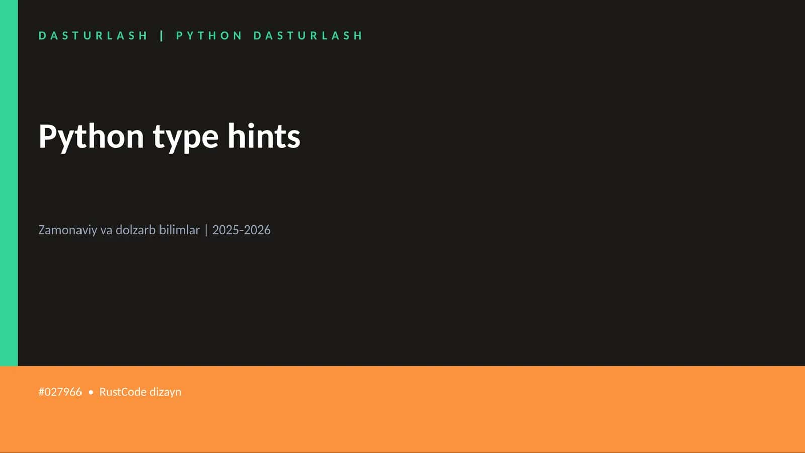 Python type hints