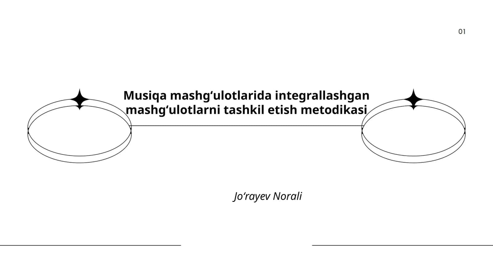 Musiqa mashgʻulotlarida integrallashgan mashgʻulotlarni tashkil etish metodikasi