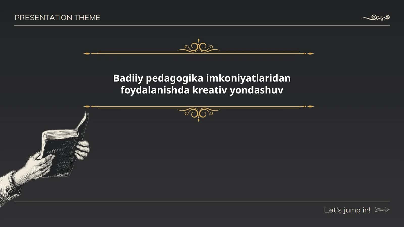 Badiiy pedagogika imkoniyatlaridan foydalanishda kreativ yondashuv