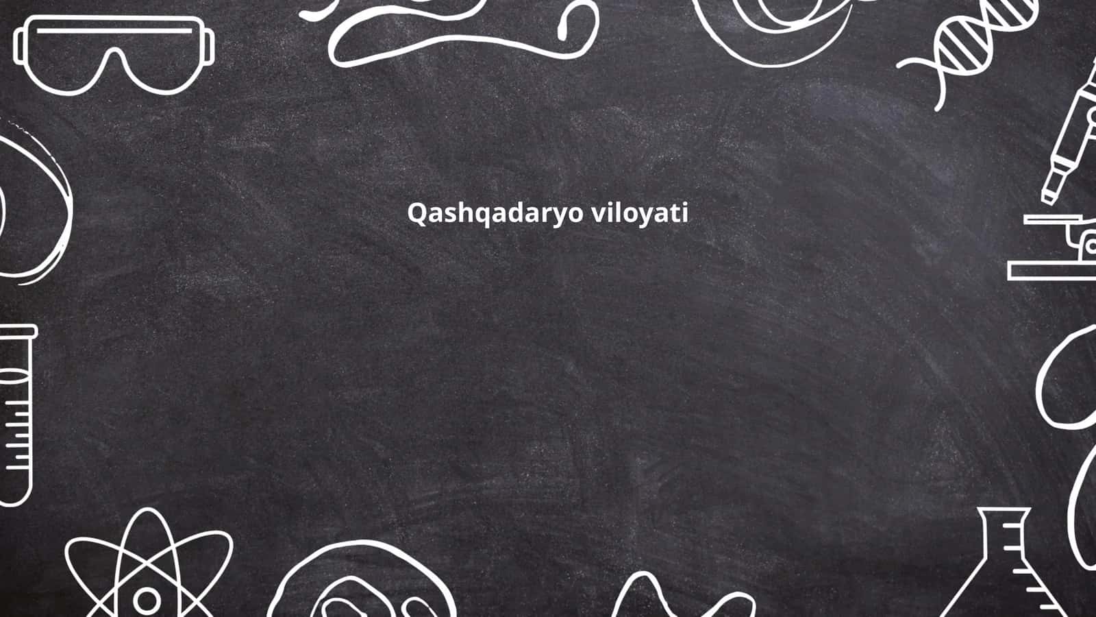 Qashqadaryo viloyati geografik joylashuvi