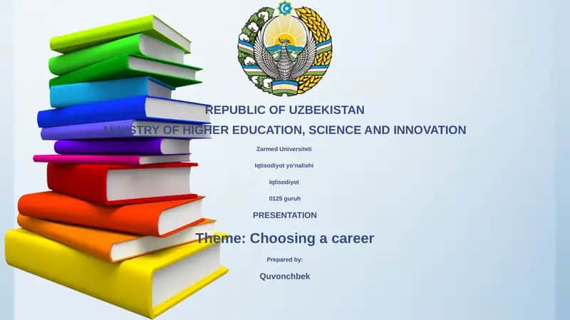 Choosing a career