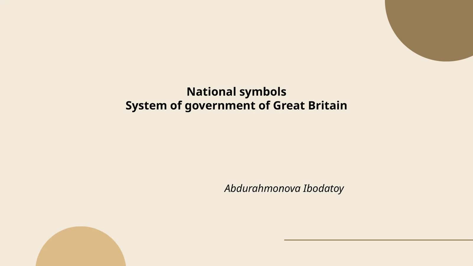 National symbols