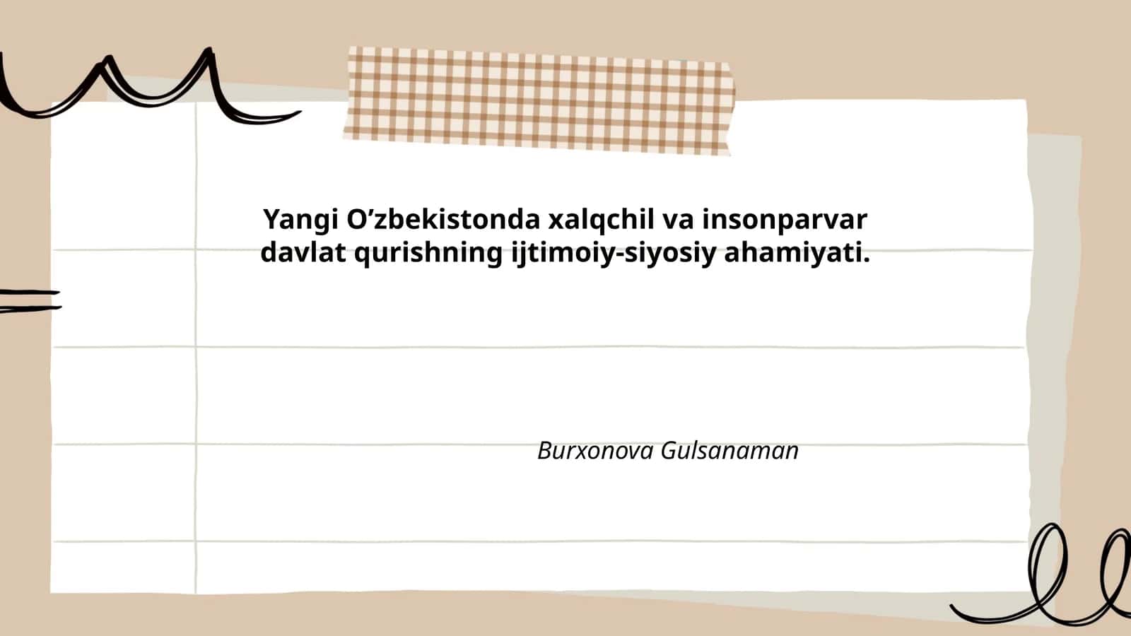 Xalqchil va Insonparvar Davlat Qurishning Ijtimoiy-siyosiy Ahamiyati