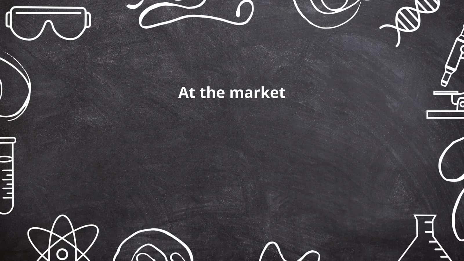 At the market