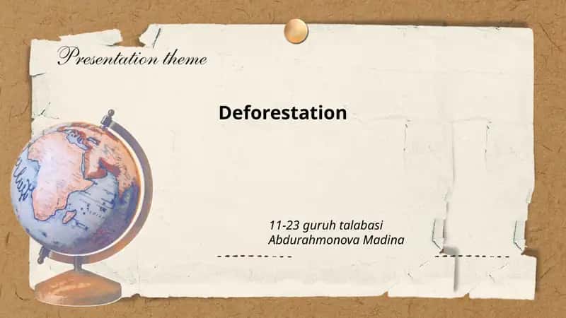 Deforestation