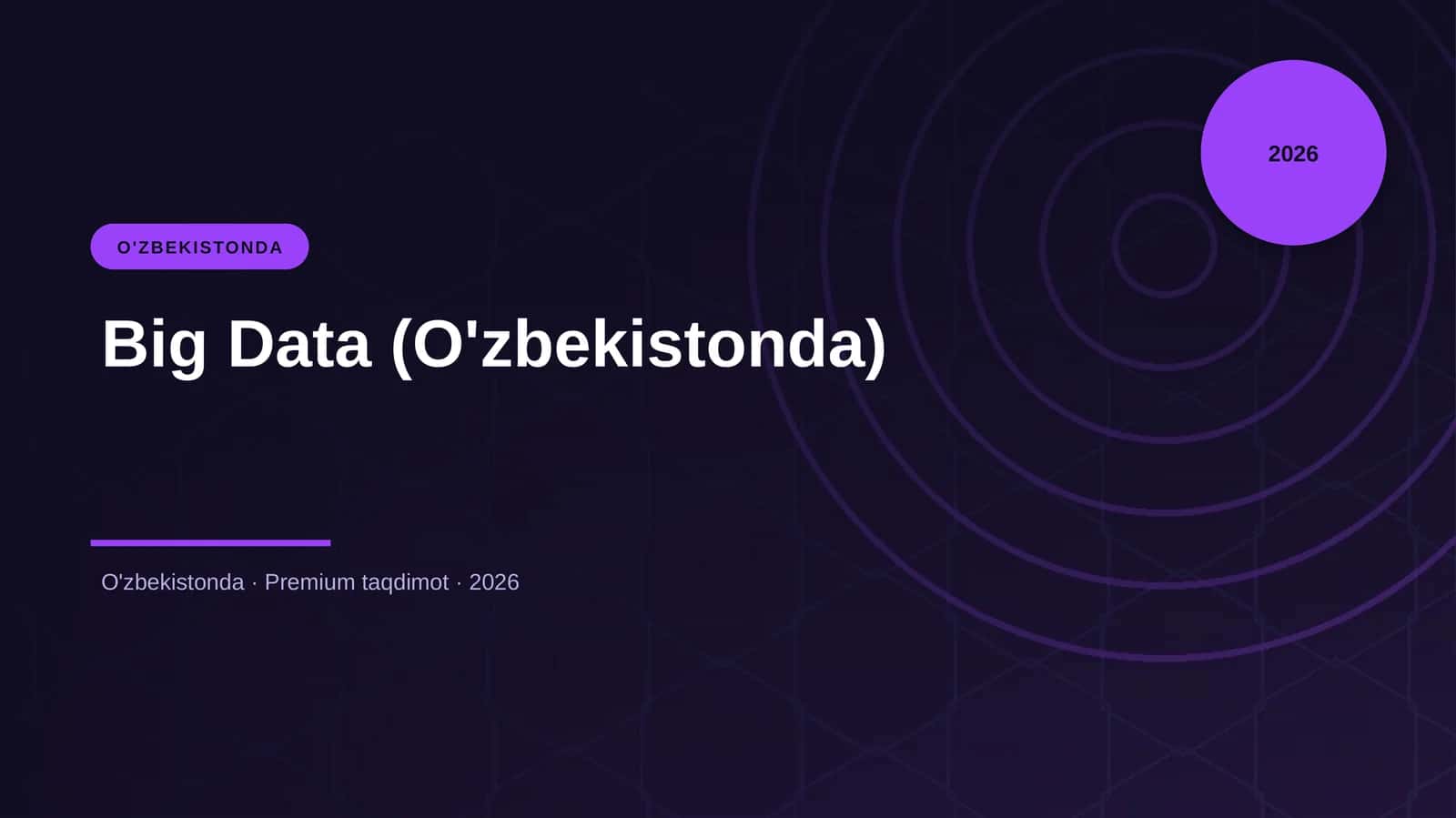 Big Data (O'zbekistonda)