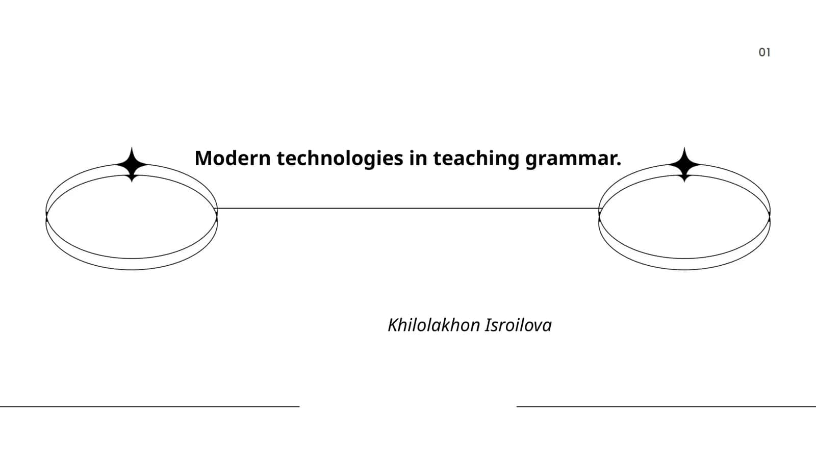 Modern technologies in teaching grammar