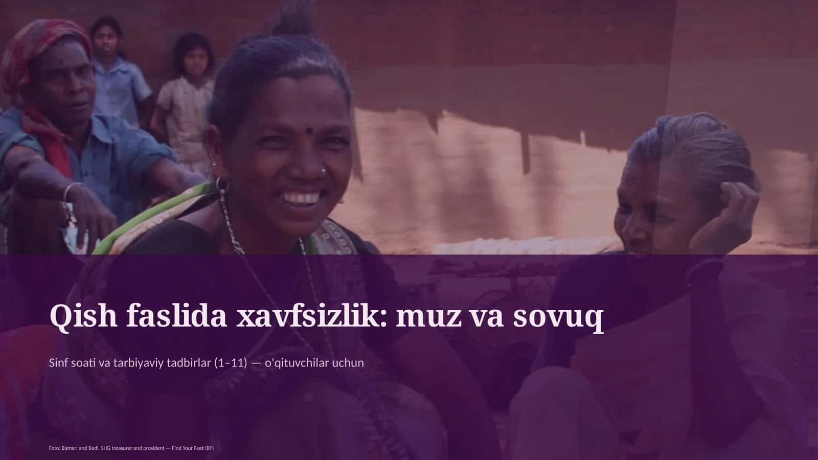 Qish faslida xavfsizlik: muz va sovuq
