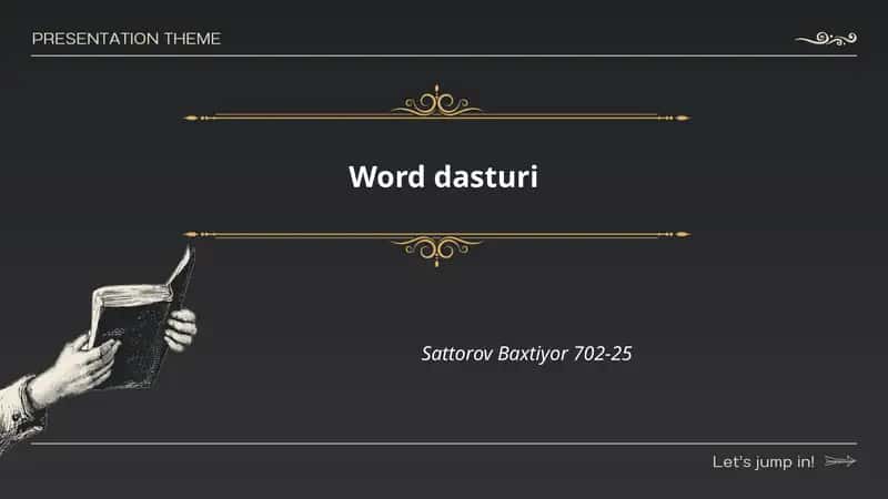 Word dasturi