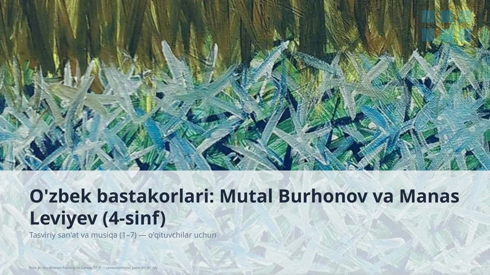 Tasviriy san'at va musiqa (1–7) — o'qituvchilar uchun
