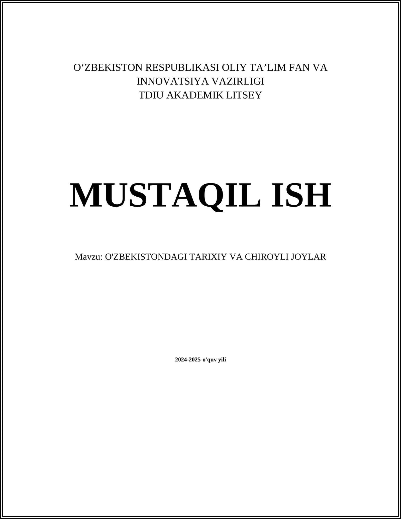 Ulugʻbek madrasasi