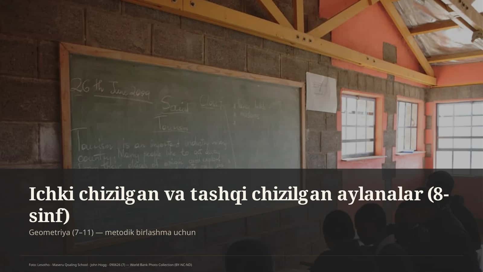 Ichki chizilgan va tashqi chizilgan aylanalar (8-sinf)