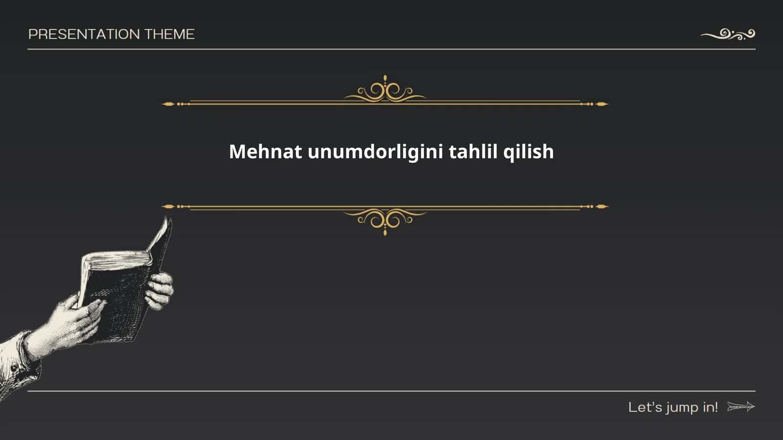 Mehnat unumdorligini tahlil qilish