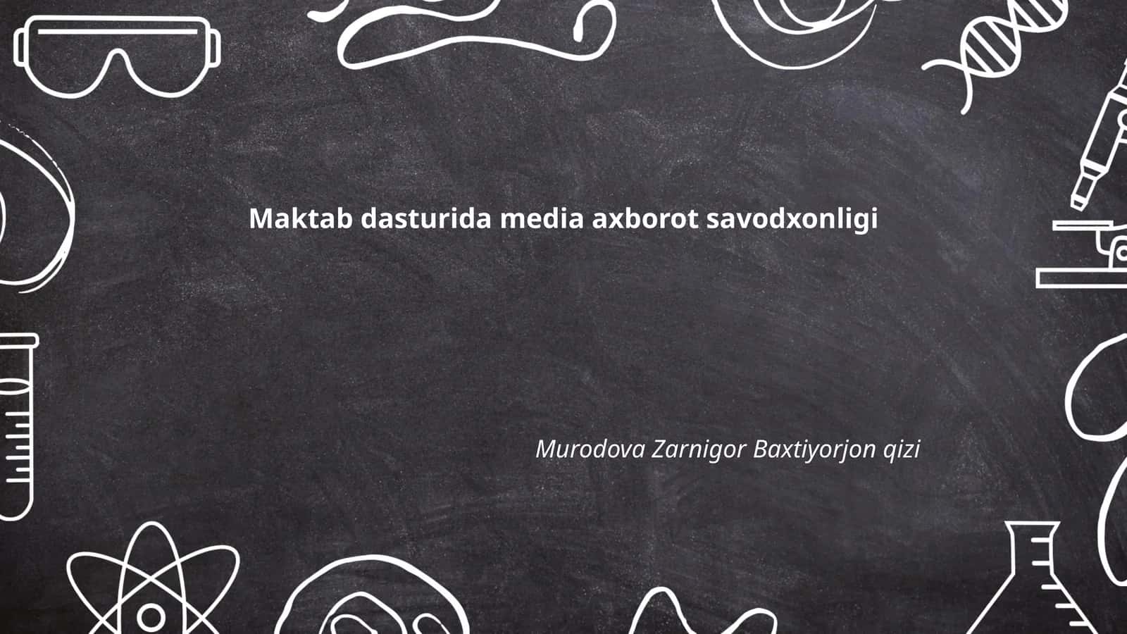 Media axborot savodxonligi