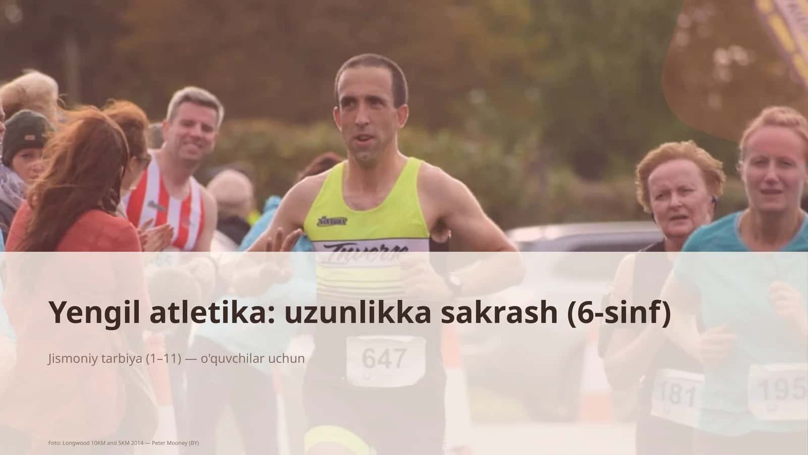 Yengil atletika: uzunlikka sakrash (6-sinf)