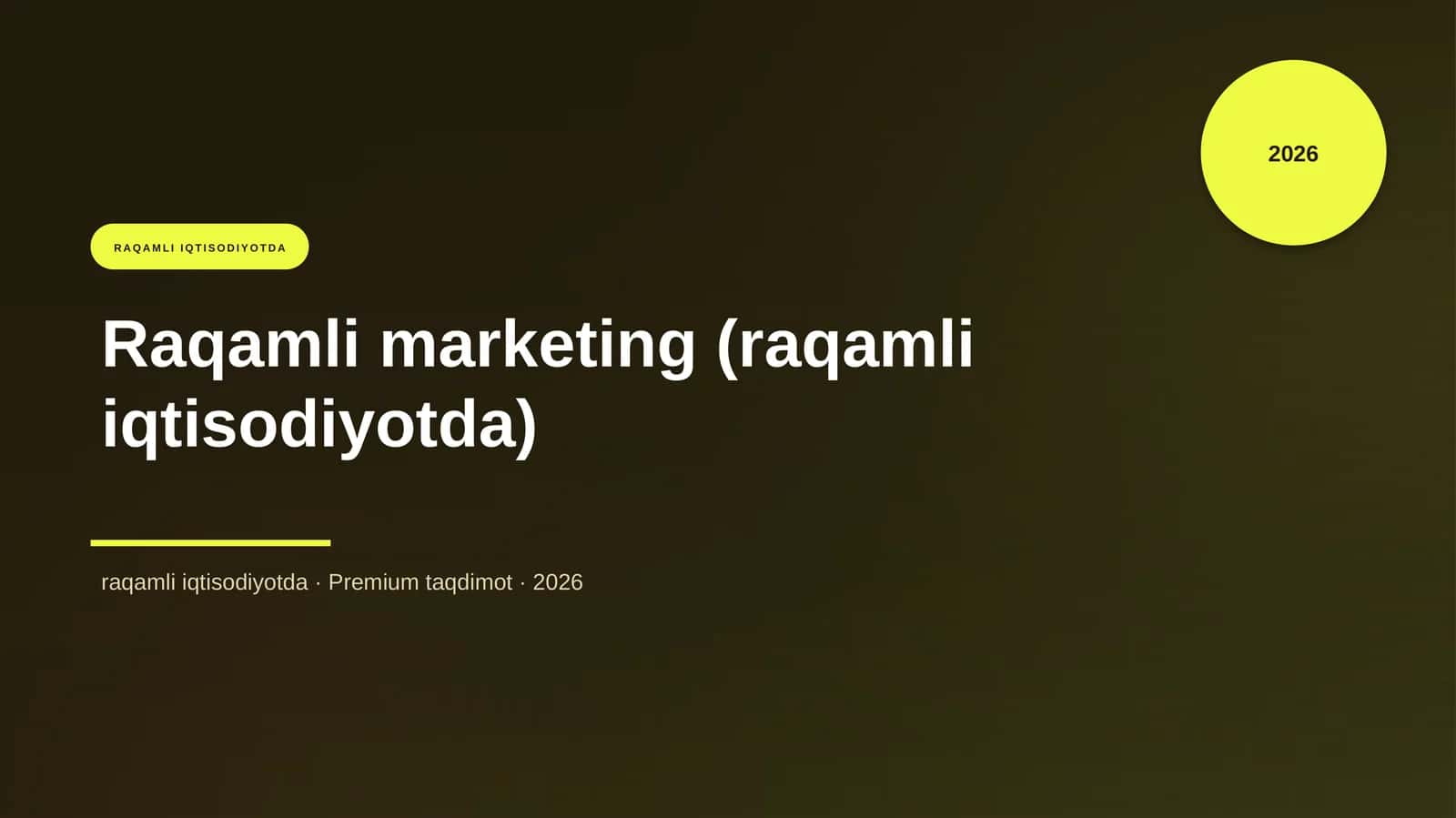 Raqamli marketing (raqamli iqtisodiyotda)