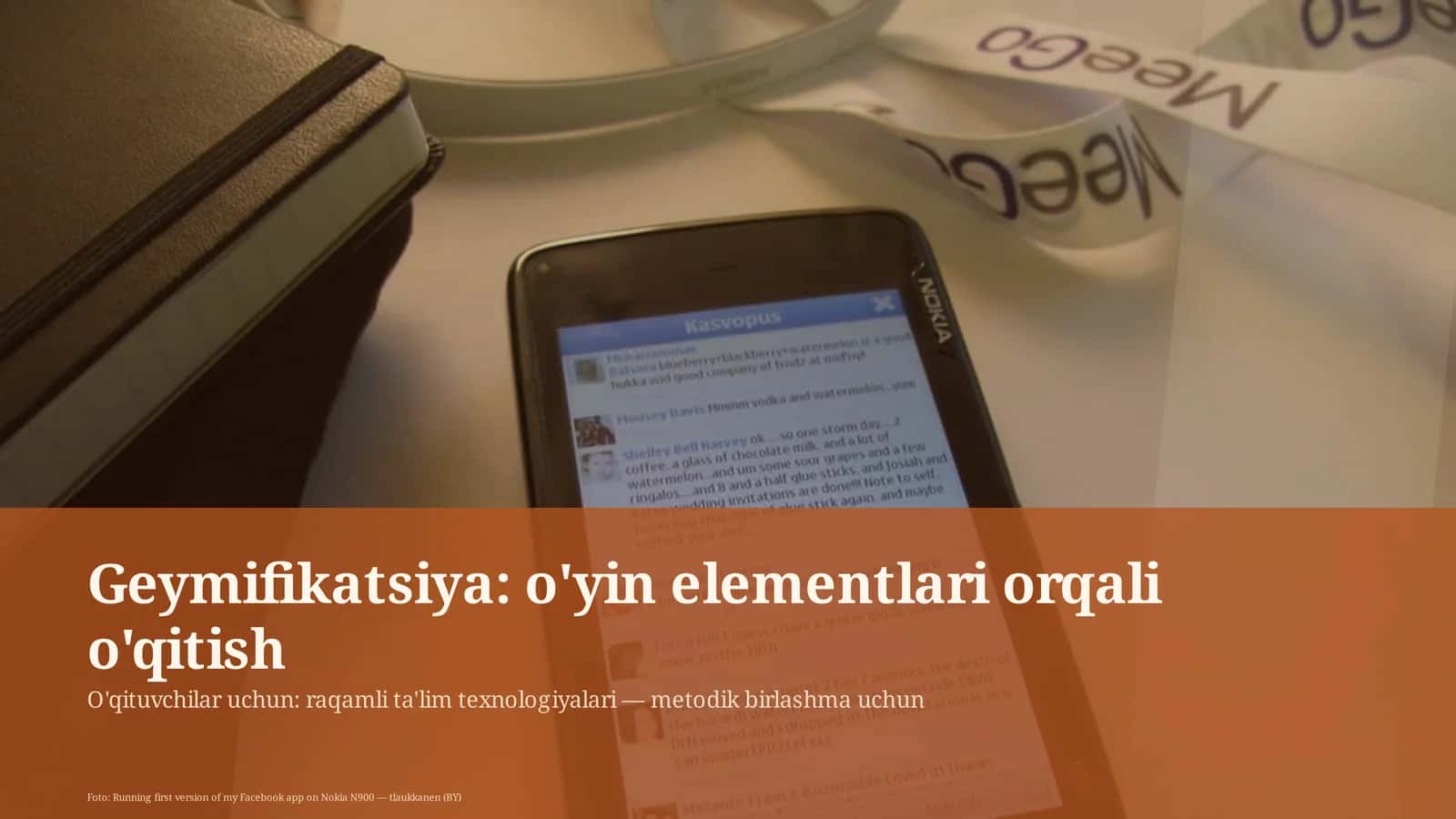 Geymifikatsiya: o'yin elementlari orqali o'qitish