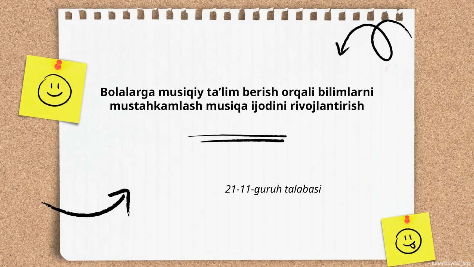 Bolalarga musiqiy taʼlim