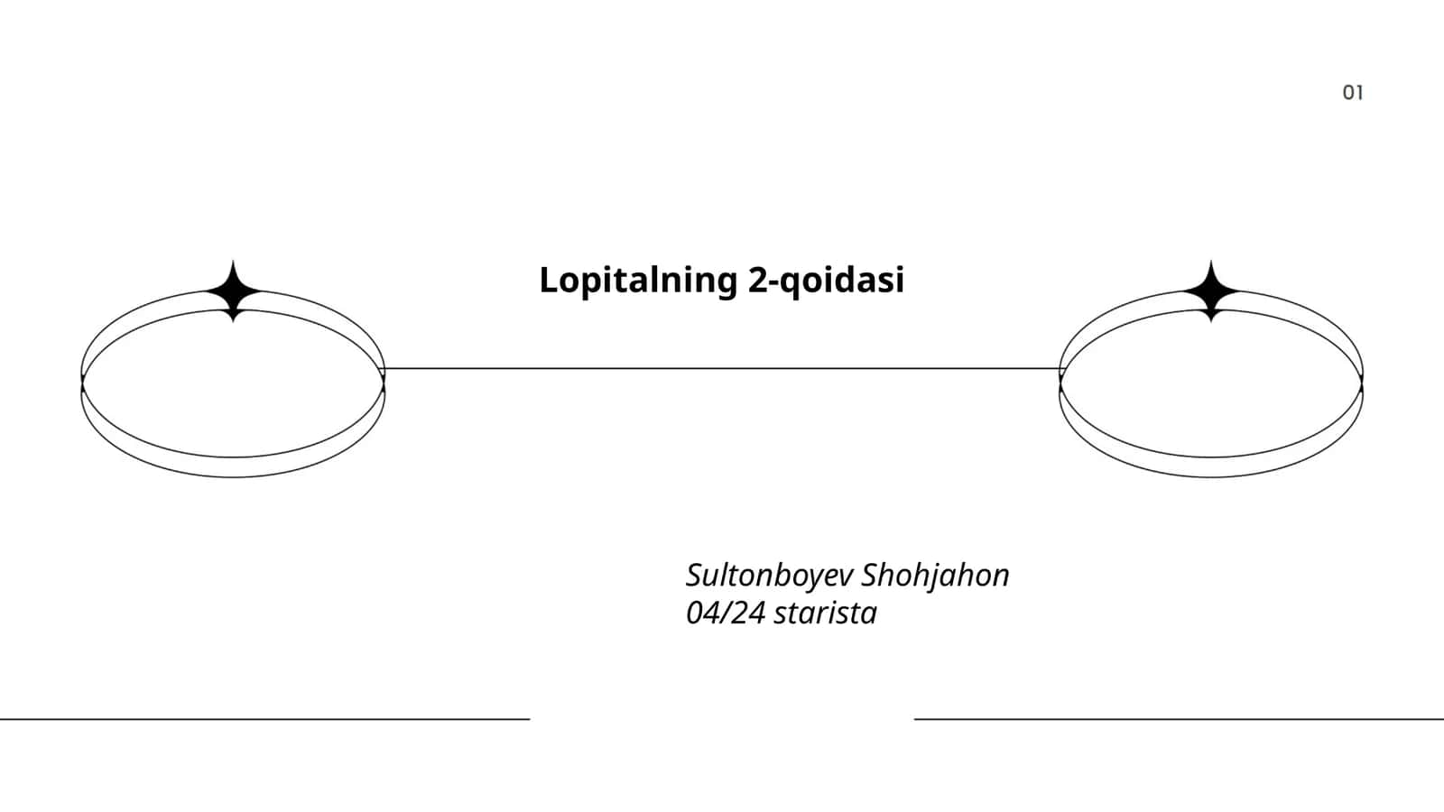 Lopitalning 2-qoidasi