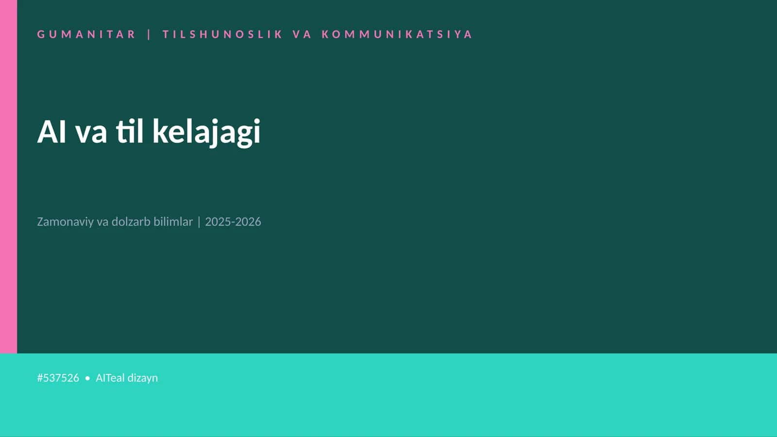 AI va til kelajagi