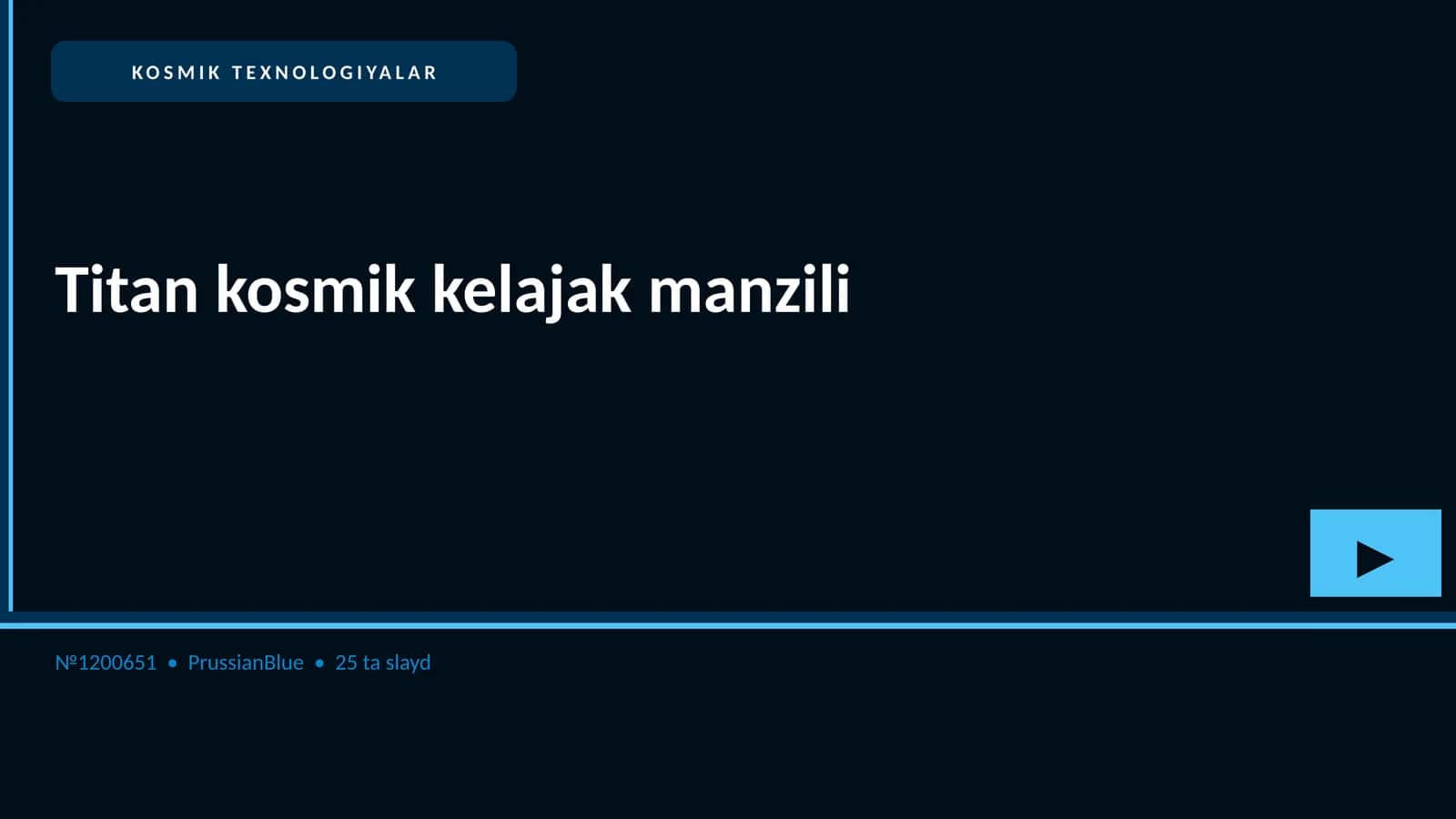 Titan kosmik kelajak manzili