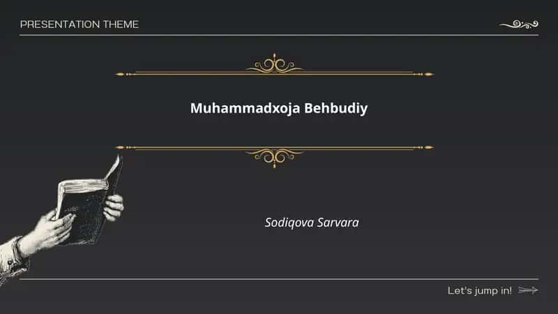 Muhammadxoja Behbudiyning Hayoti va Biografiyasi
