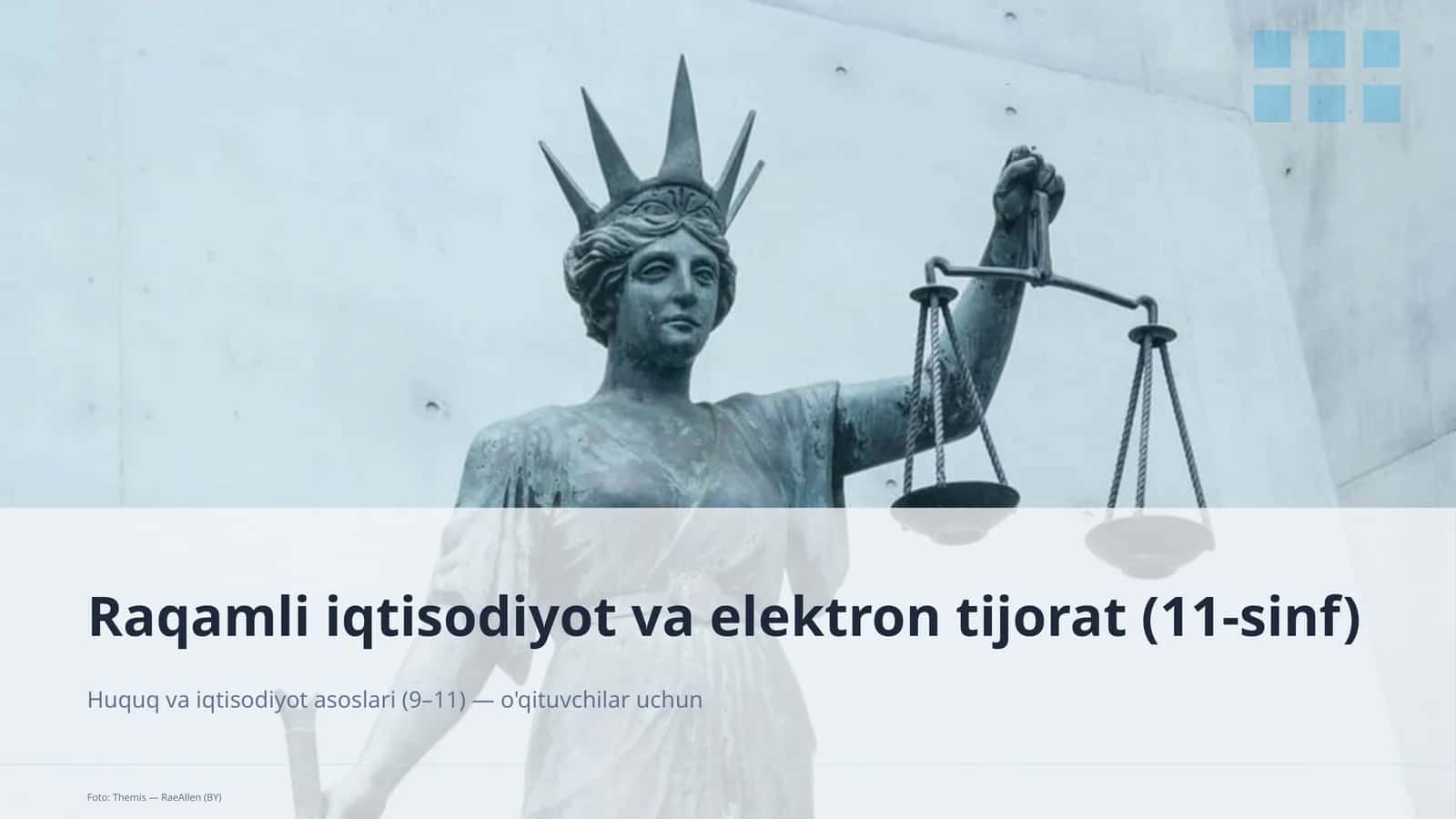 Raqamli iqtisodiyot va elektron tijorat (11-sinf)