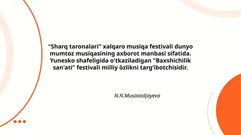 Sharq taronalari xalqaro musiqa festivali