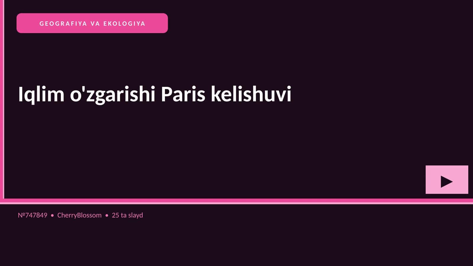 Iqlim o'zgarishi Paris kelishuvi