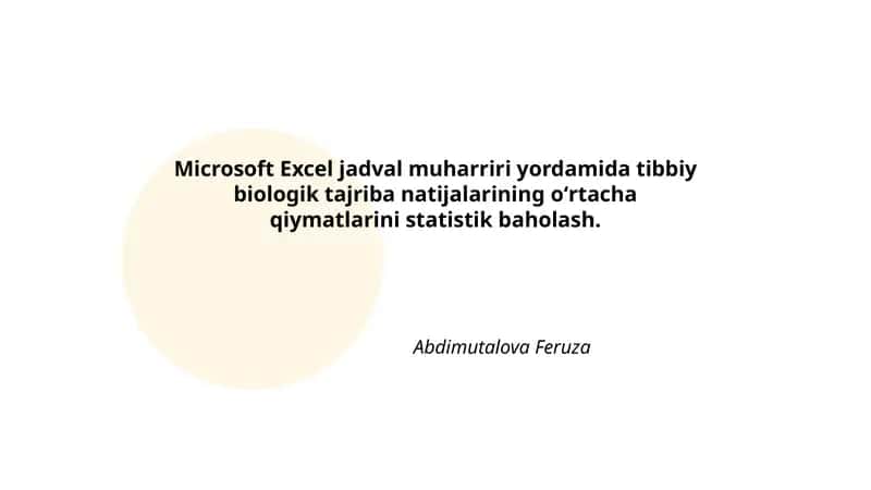 Microsoft Excel jadval muharriri