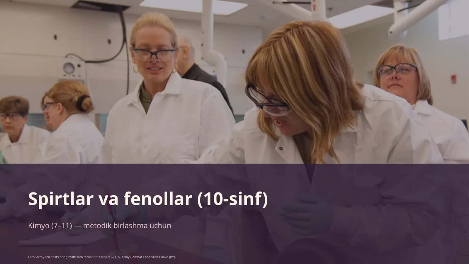 Spirtlar va fenollar (10-sinf)