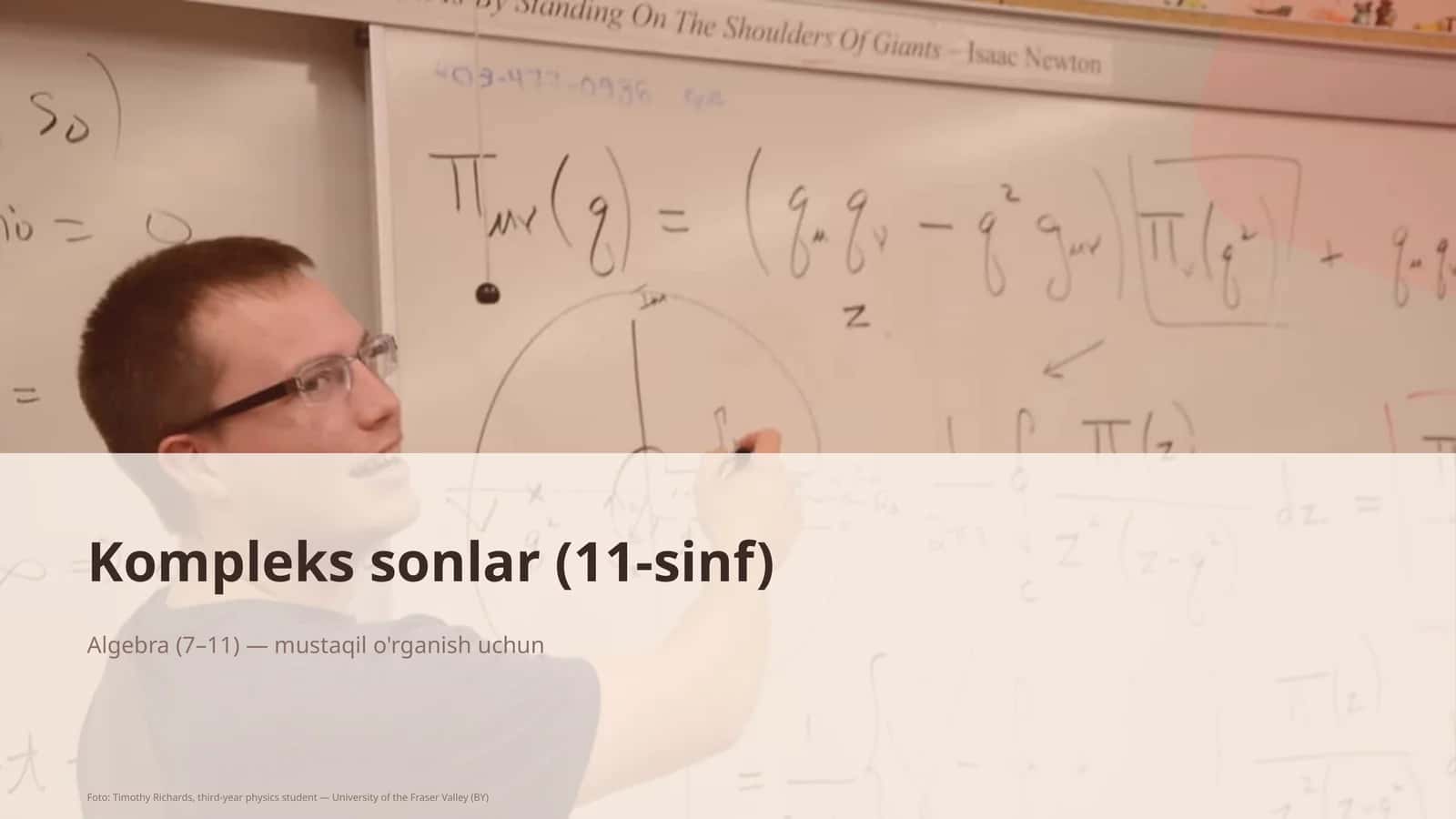 Algebra (7–11)