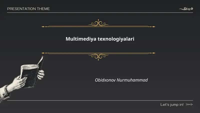 Multimediya texnologiyalari