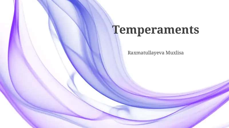Temperaments