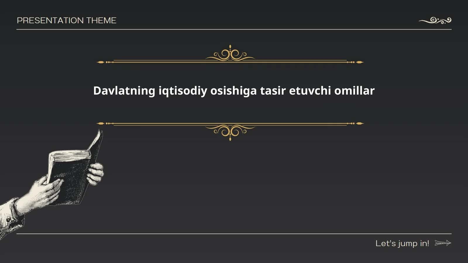 Davlatning iqtisodiy osishiga tasir etuvchi omillar