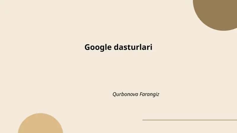 Google Qidiruv