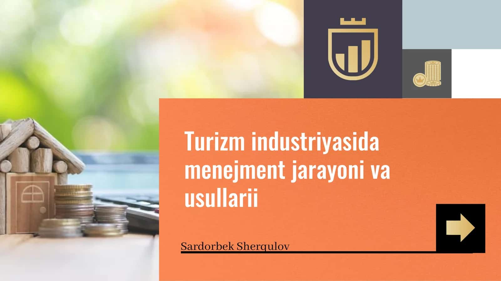 Turizm industriyasida menejment jarayoni va usullarii