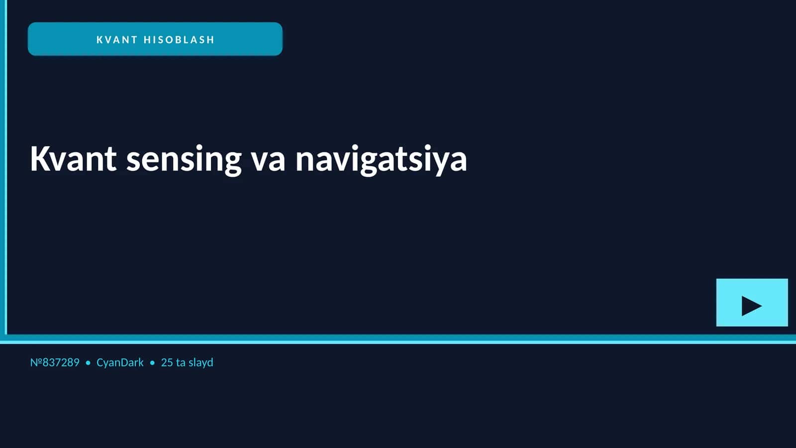 KVANT HISOBLASH