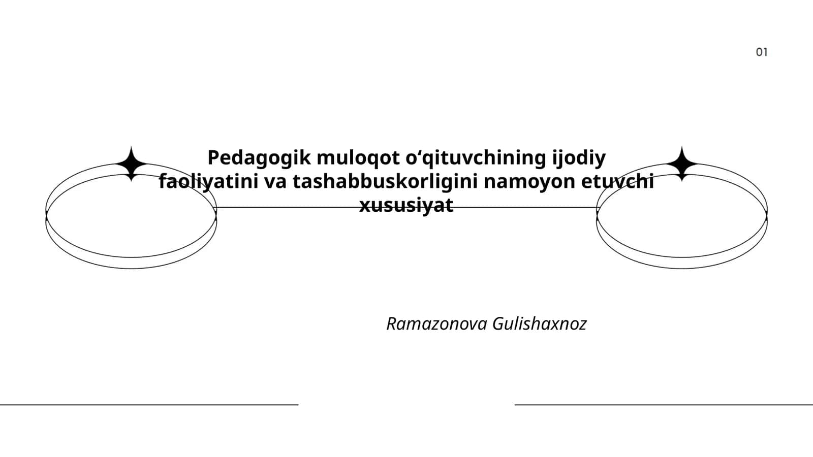 Pedagogik muloqot oʻqituvchining ijodiy faoliyatini va tashabbuskorligini namoyon etuvchi xususiyat