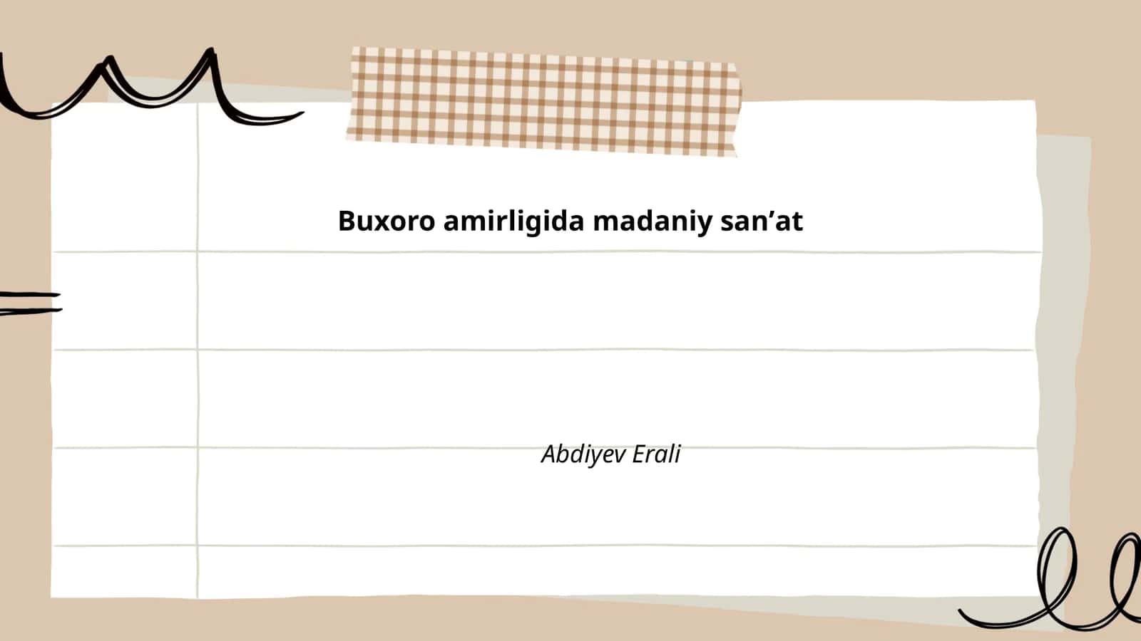 Buxoro amirligida teatr sanʼati